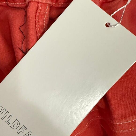 Wildfang "The Essential Denim Work Skirt" Coral Utility Cargo Skirt, NEW Size 1X - Picture 4 of 8